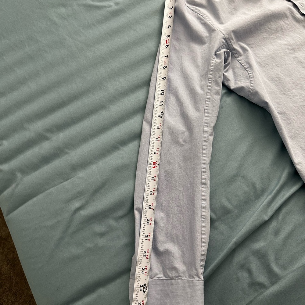 Lululemon Long Sleeve Button Down Medium Light Bl… - image 4